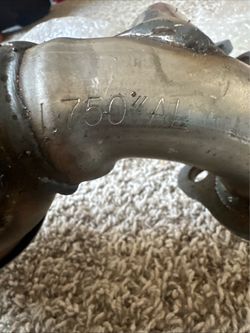BMW 750 series catalytic converter
