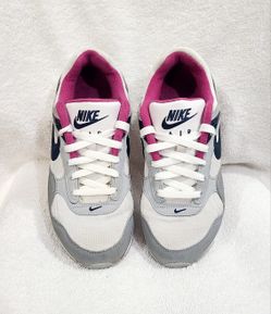 Nike Air Max Correlate 511417-101 Women's US 9 White Gray Running Shoes Preowned