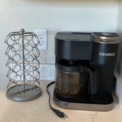 Keurig Duo Coffee Pot And KCup Brewer With KCup Storage