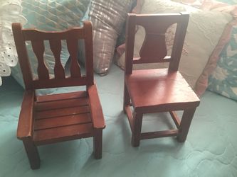 Antique chairs sconces