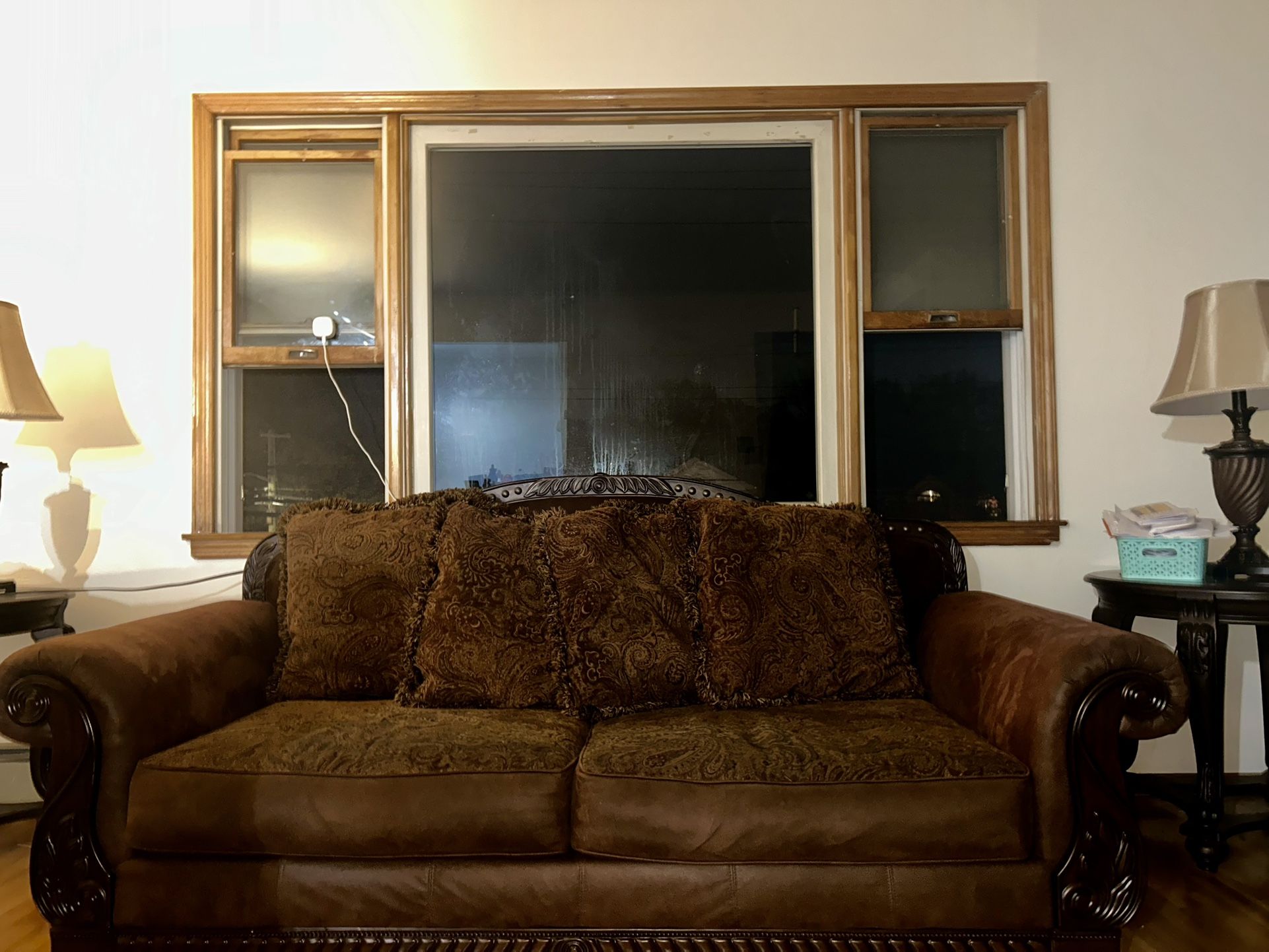 Ashley Bradington Truffle Sofa And Loveseat