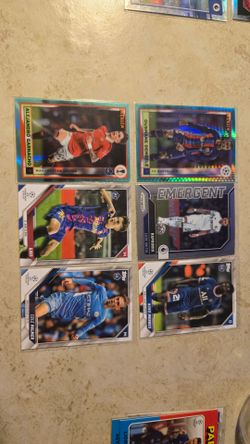 Topps Merlin Soccer Trading Rookie Cards Lot of 6
