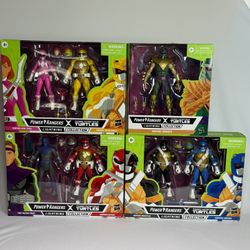 Power Rangers X Teenage Mutant Ninja Turtles Lightning Collection Complete Set
