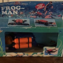 Vintage Frog Man Toy