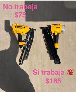 Dewalt Framing Gun Nailer pneumatic air gun $75 non working - $165 working 💯