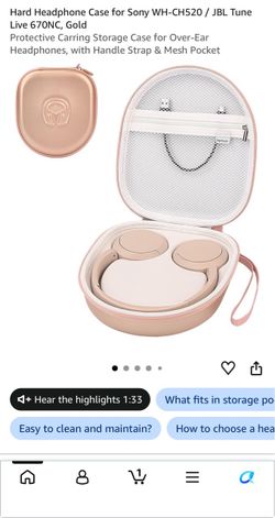 Hard headphone case