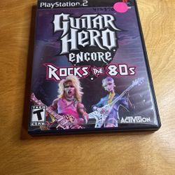 PlayStation 2 / PS2 - Guitar Hero Encore Rocks Of The 80s