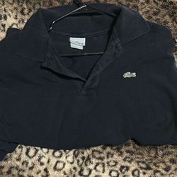 Black Lacoste Polo