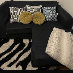 Navy Couch 2 Piece Left Arm Facing Chaise Se tío al