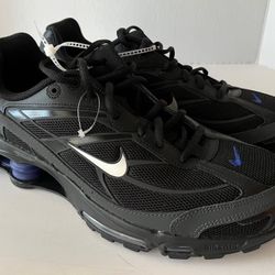 Nike Shox Ride 2 Black Metallic Silver Deep Royal Blue IM5999-010 Mens Size 10.5