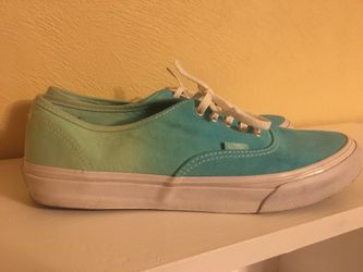 Vans Authentic Slim Cloissonne Icy Green Blue Ombre Men’s US 10