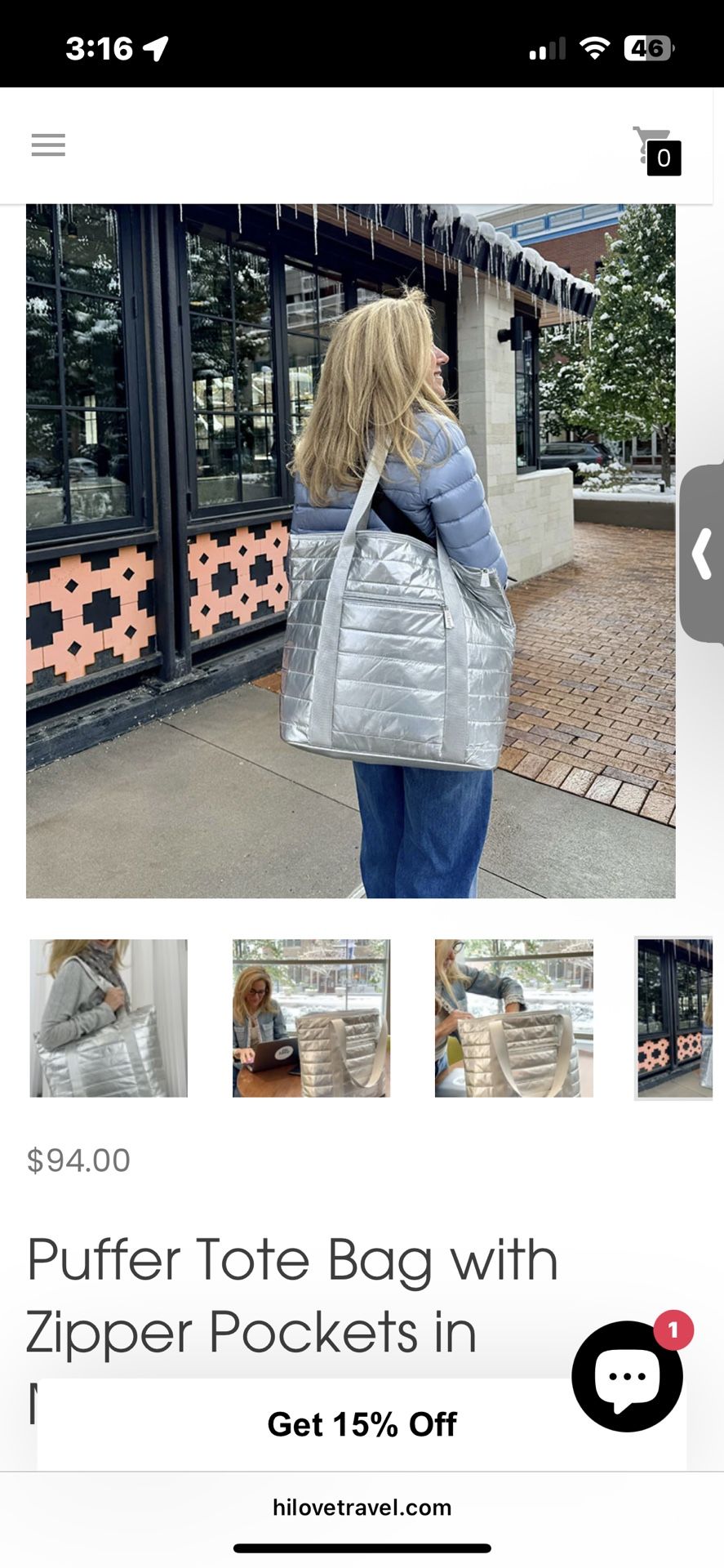 Puffer Tote Bag