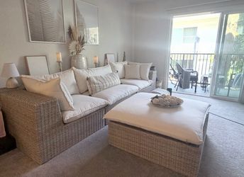 Sofa with table