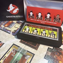 4 Oz Ghostbusters Silver bar