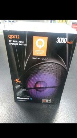 New!!! 12 in Bluetooth speaker with mic
