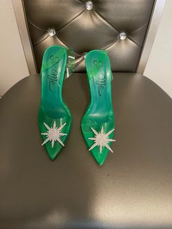 Rhinestone embellished heels 7