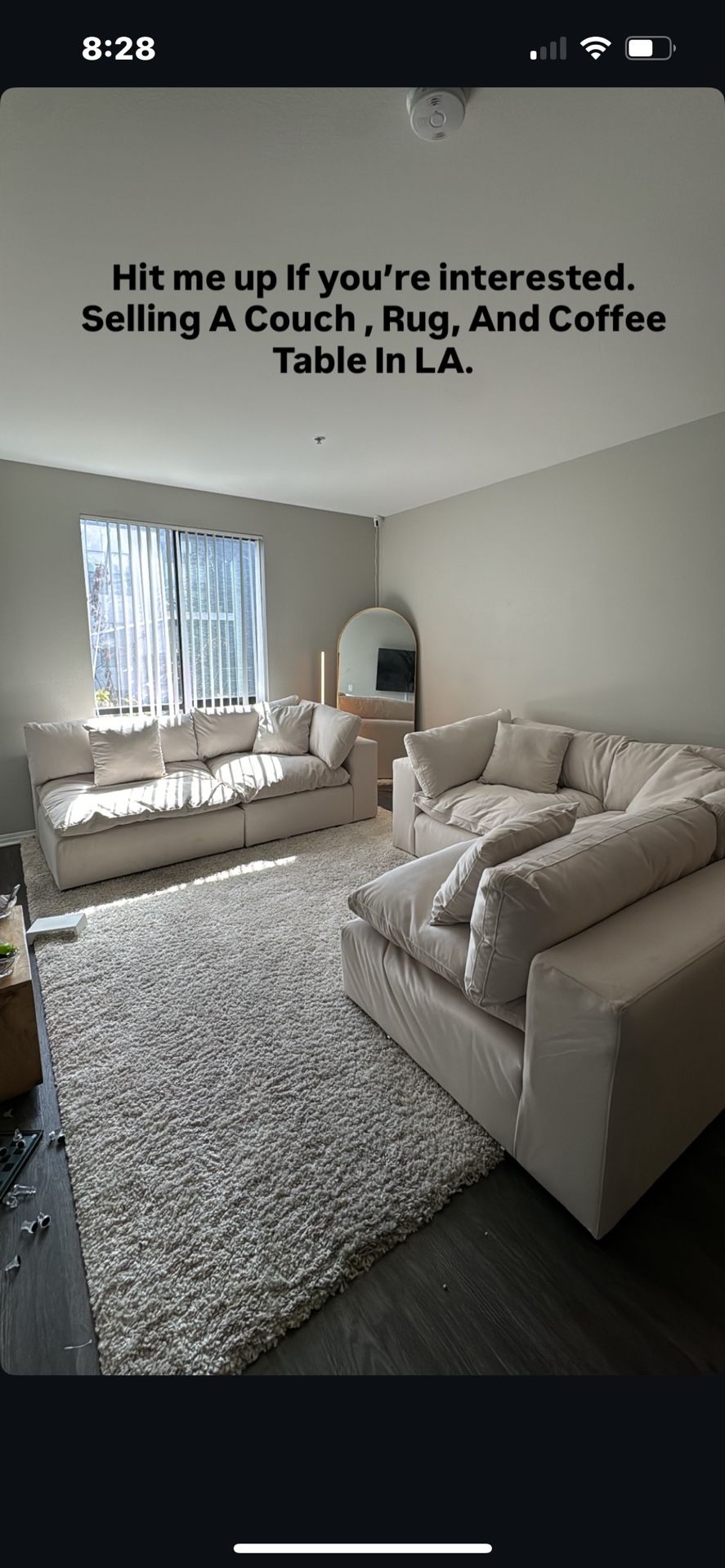 Cream Cloud Couch