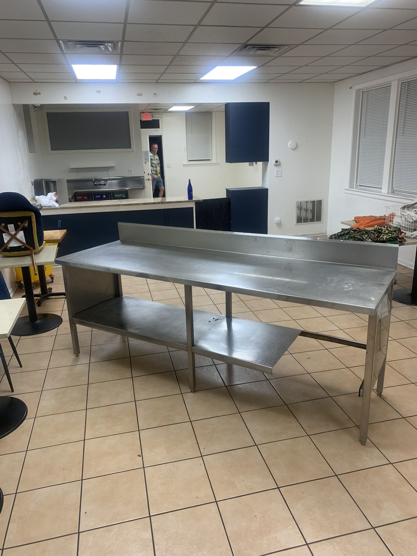 8 ft. Stainless Steel Table