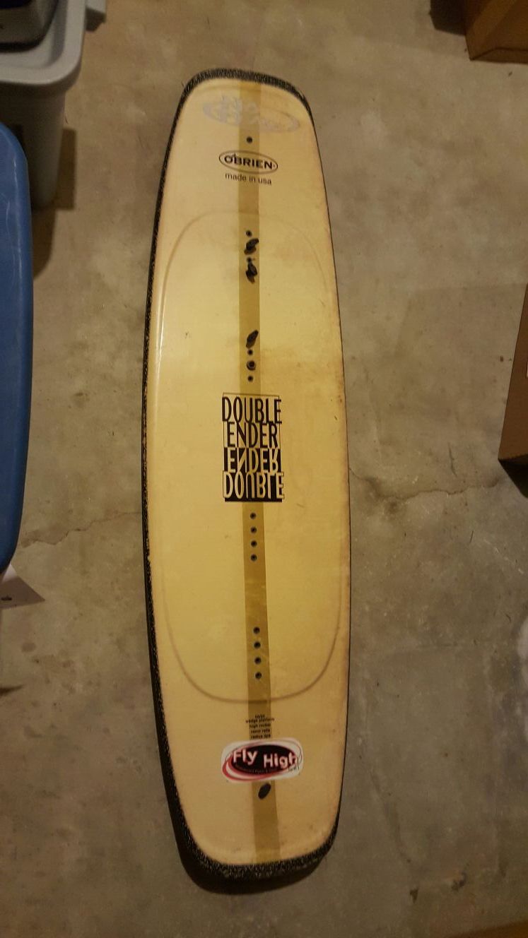 Wake Board O'Brien Double Ender Vintage 50/50 Wedge Platform High Rocker