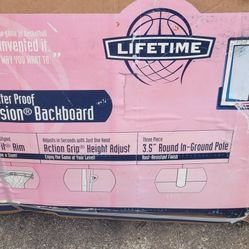 Lifetime 50” Shatter Poof Fusion Back Board New In Box 