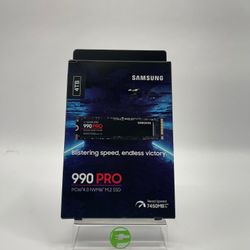 New Samsung 990 Pro 4TB 2280mm M.2 NVMe Gen 4.0 x 4 SSD MZ-V9P4T0
