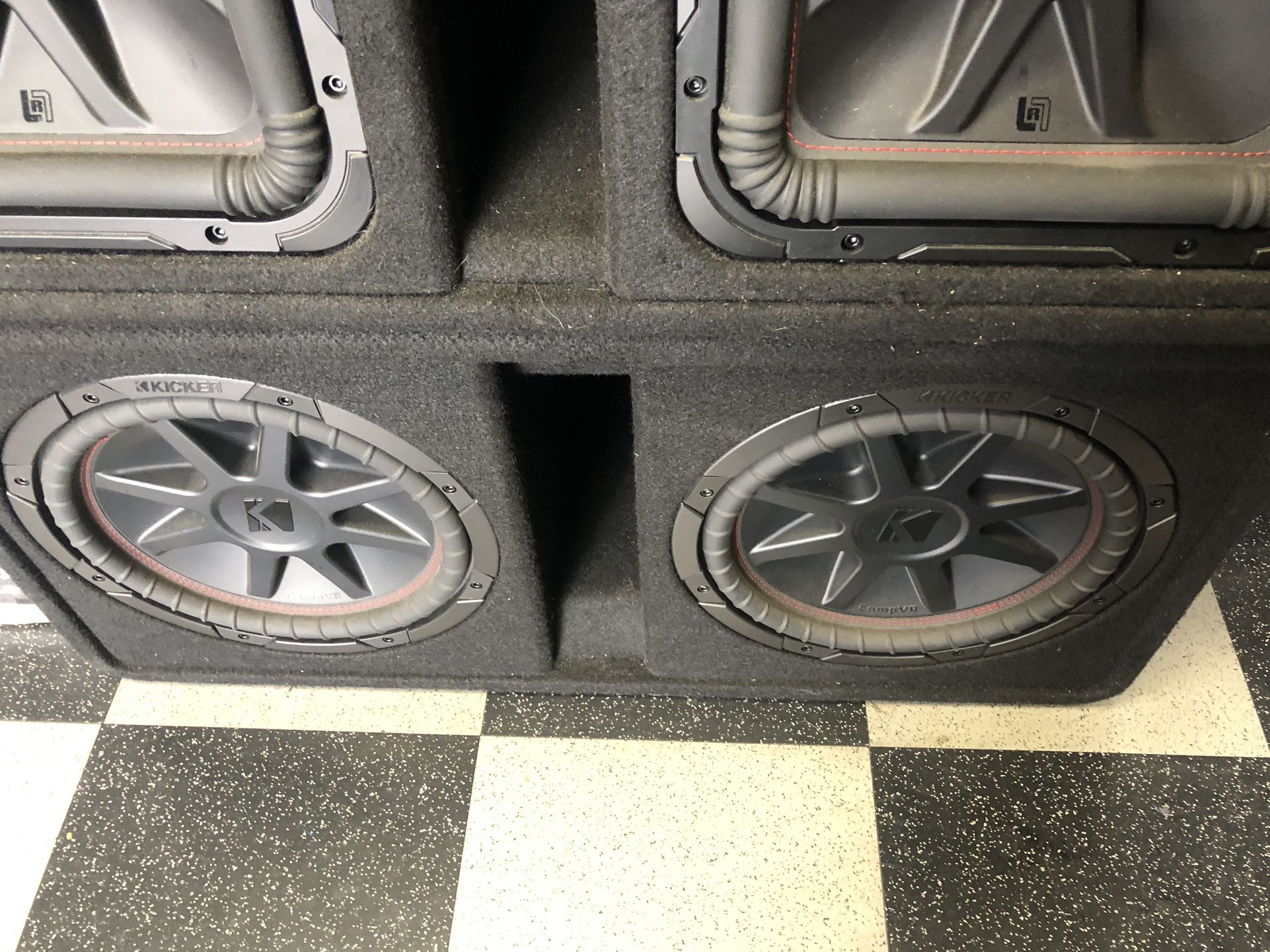 Kicker CompVR 12 Dual Ported Subwoofer Box