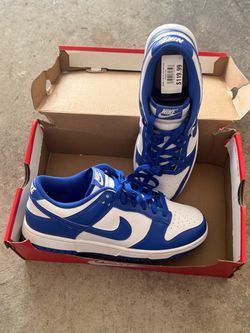 Nike Dunk Low Blue and White Sneakers