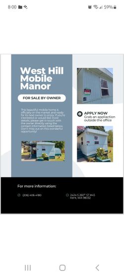 Mobile Home For Sale