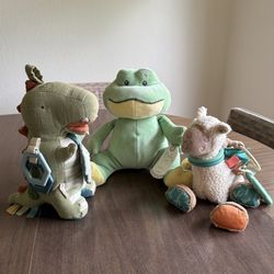 Baby itzy ritzy & ganz rattle plushies