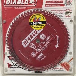 NEW, NEVER USED Diablo 10’ Diameter Blade for Miter and Table Saw 