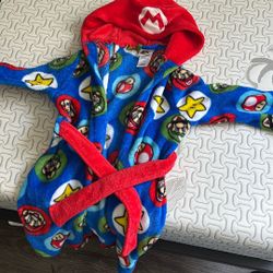Super Mario Bathrobe For Kids