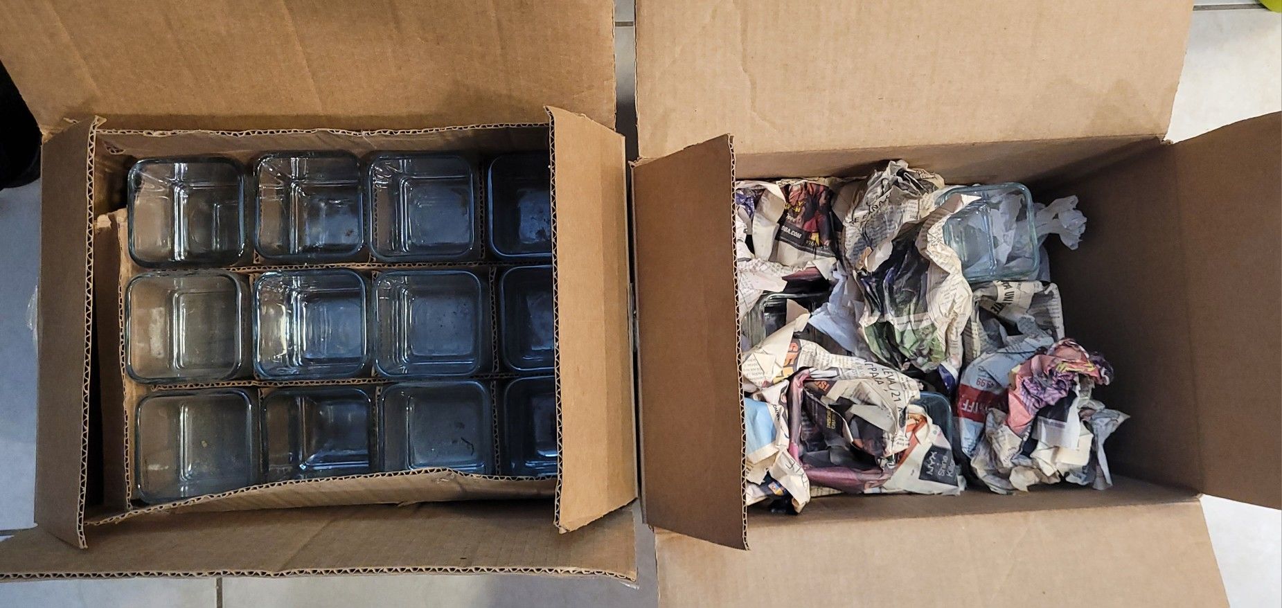 Qty 65 Square Glass Candle Holders, Wedding, Party, Gift, Event, Centerpiece, Table, Crafting