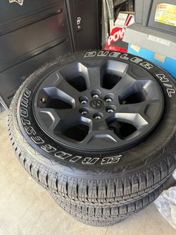 New Ram 1500 rims and tires