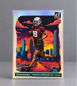 2024 Donruss Downtown Marvin Harrison Jr. #12 Jumbo Oversized Rookie Cardinals