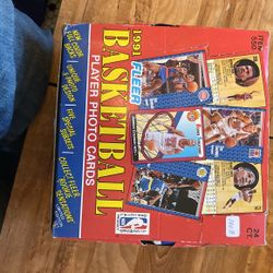 1991 Fleer Basketball Trading Cards Unopened 