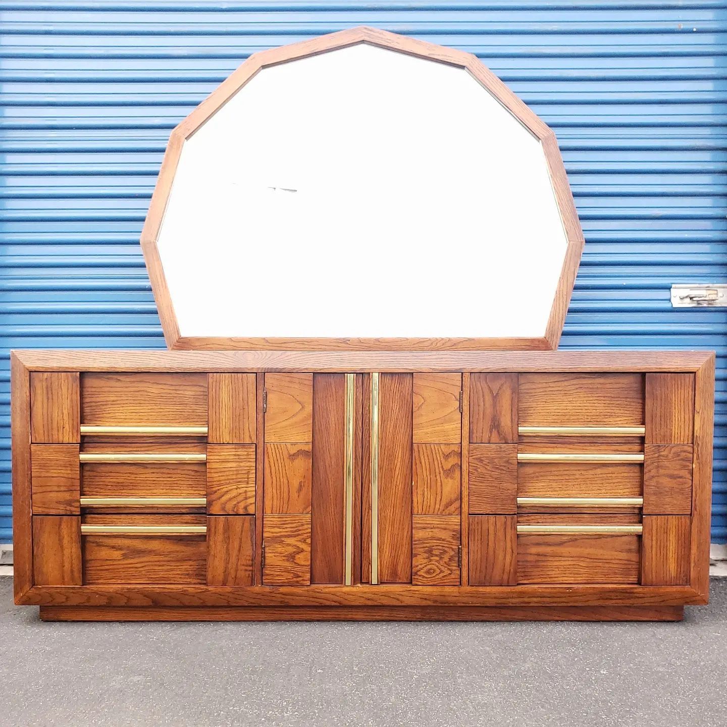 vintage lane dresser with mirror The Estate Dispersal Store Burl Wood Lowboy Dresser +