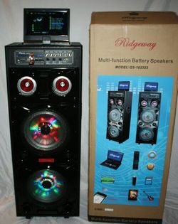 Bluetooth speaker SD card,slot USB port,FM radio,microphone included for karaoke(bosina)