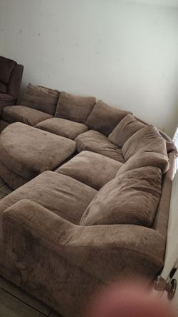 Rc Willey Couch with ottoman used