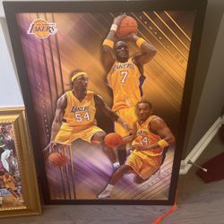 Lakers Wall Picture Hand Painting 