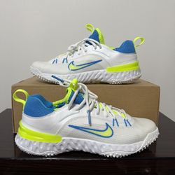 Nike Huarache 9 Elite TF LAX SE Lacrosse Shoes Turf Cleats FV6148-100 Men Size 7