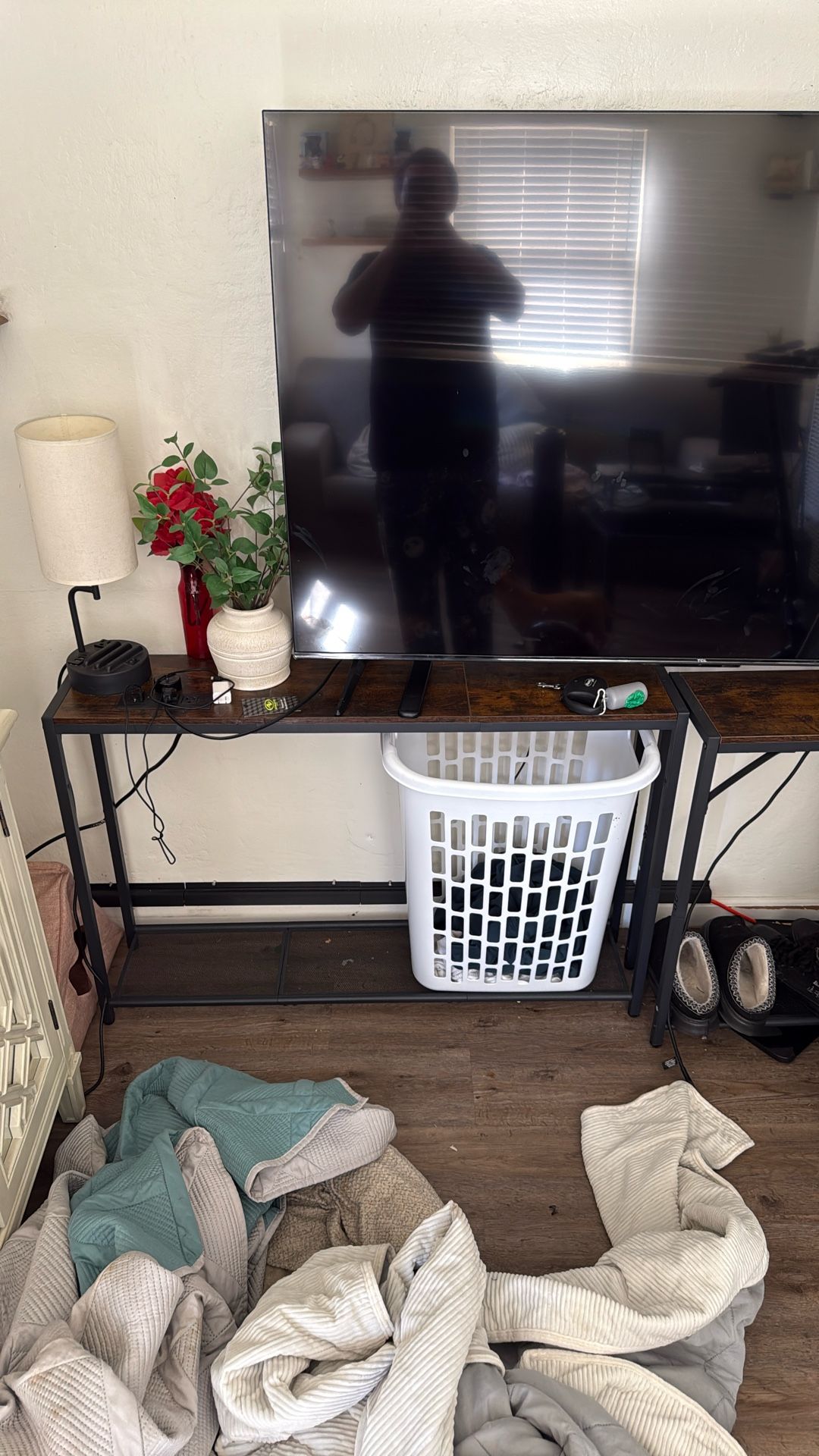 2 Tv Stands With USB And Regular Plug Ins 