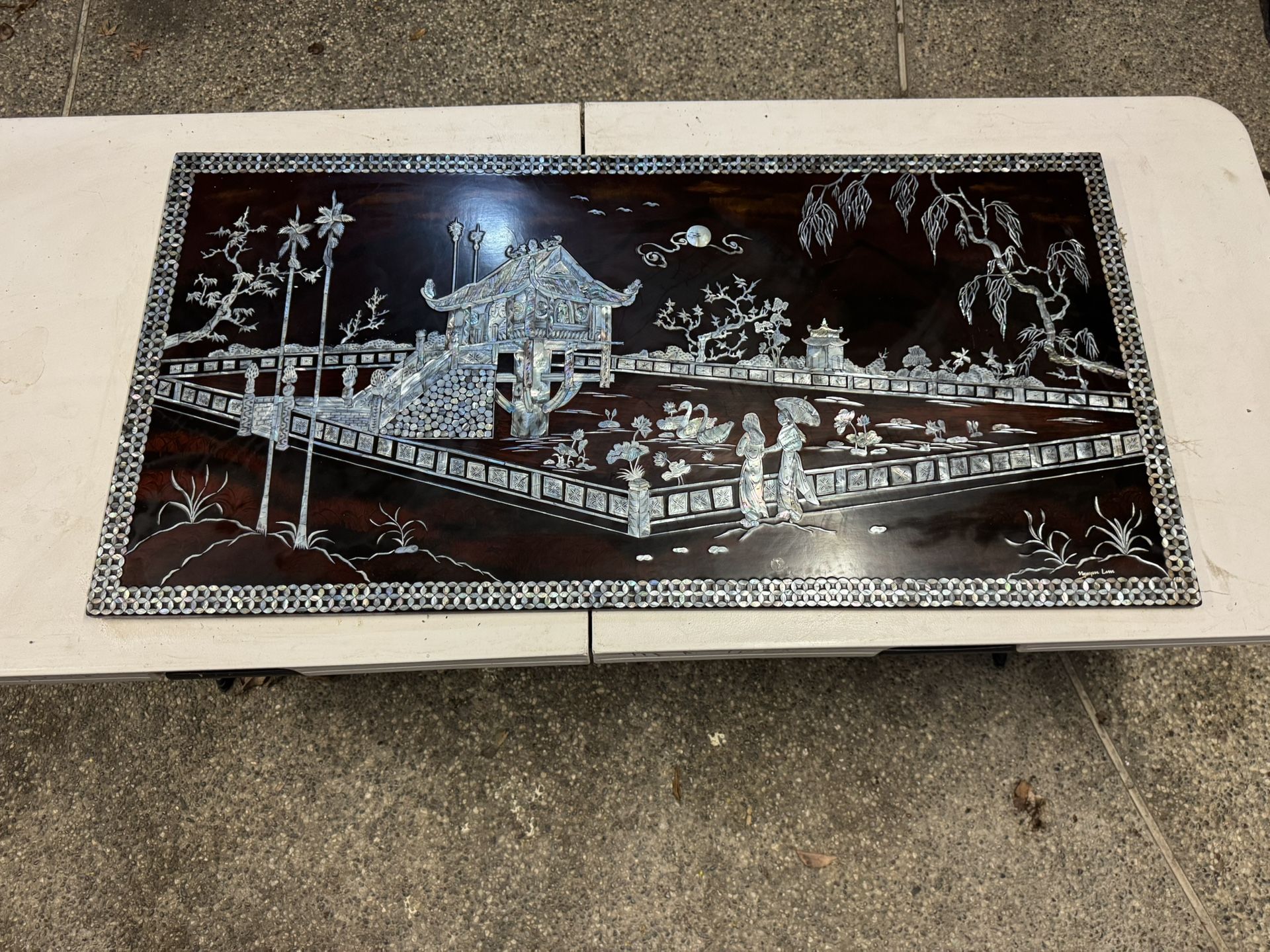 Asian Vietnamese mother Of Pearl Wall Art