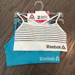New - Reebok Girl’s sports bra, size 6/7