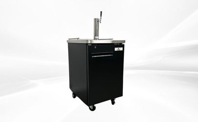 NSF 23 ins Kegerator Beer dispenser 1 Tap Black UUD-1