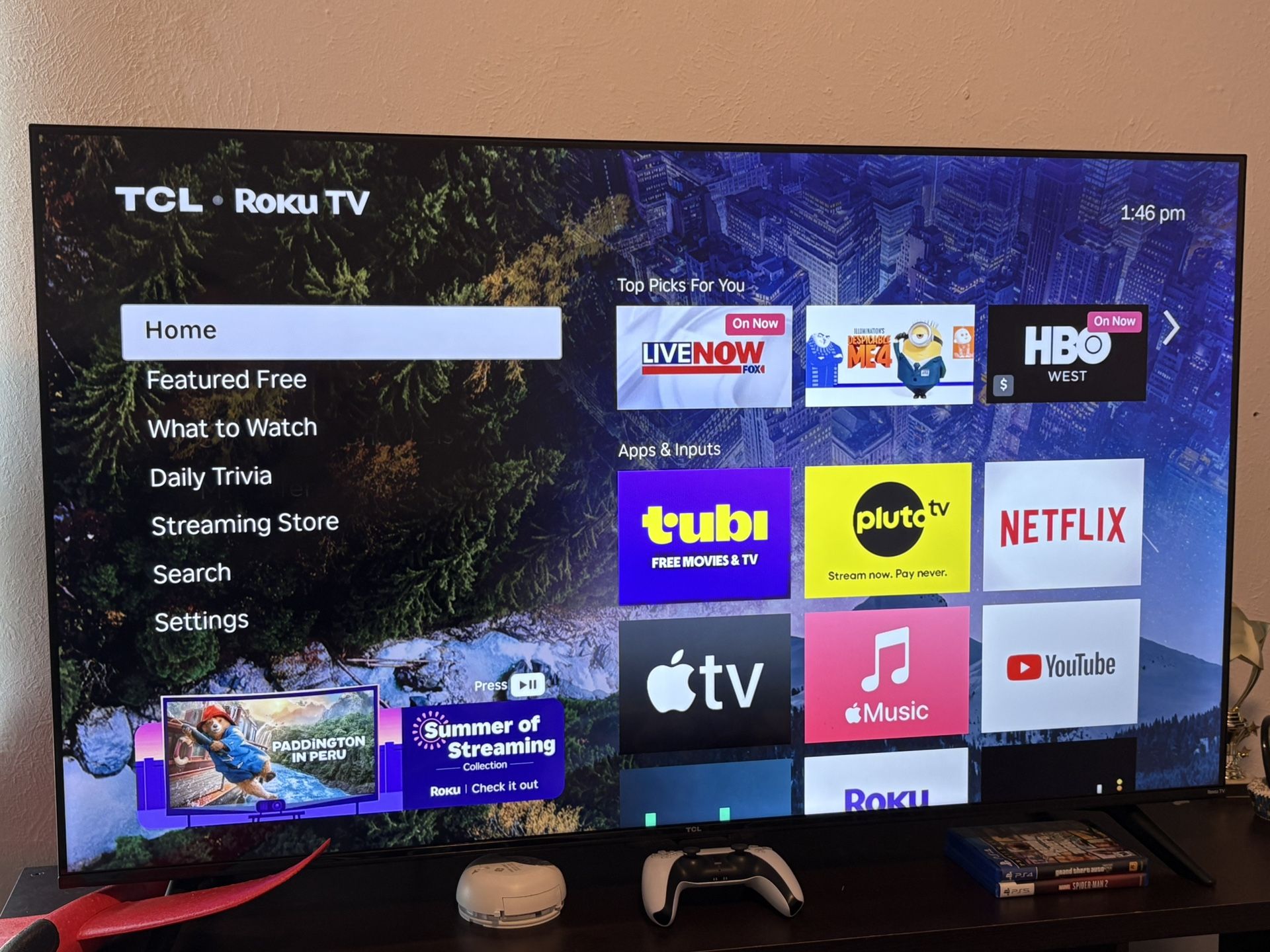 55” TCL Roku Tv