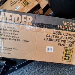 Weider 300lb Olympic Weight Set - Brand New 