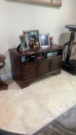 Wood TV Console