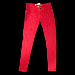 Stretchy Rhinestone Jegging Jeans 