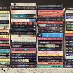 Thriller Suspenseful Fiction Paperback Books Freida McFadden Jewell Foley Lapena Hoover Hannah