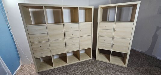 Matching IKEA KALLAX Set | Discontinued Birch Effect
